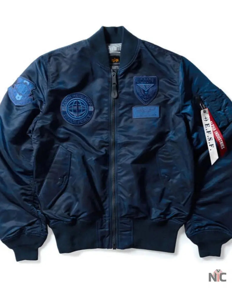 STRICT-G x ALPHA E.F.S.F. Camo Light MA-1 Jacket NYC Jackets