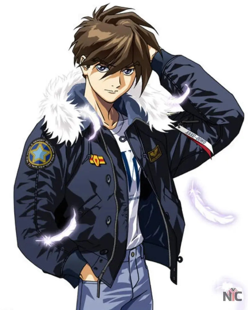 STRICT-G x ALPHA Mobile Suit Gundam Wing Endless Waltz Heero Yuy N-2B Jacket NYC Jackets