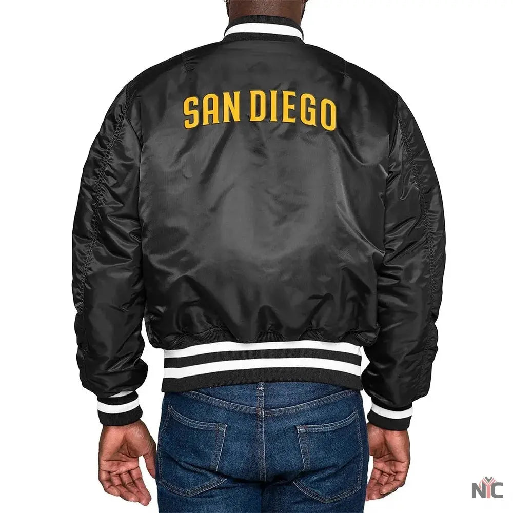 San Diego Padres Bomber MA-1 Jacket NYC Jackets