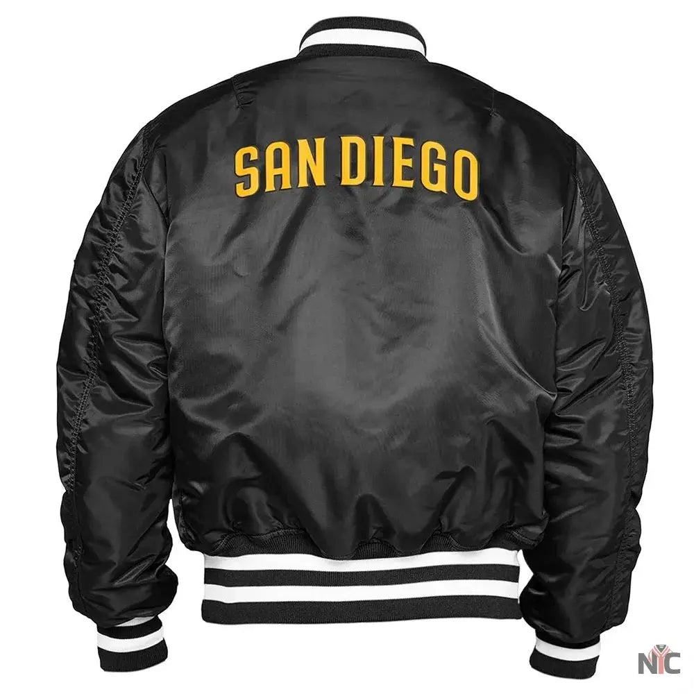 San Diego Padres Bomber MA-1 Jacket NYC Jackets
