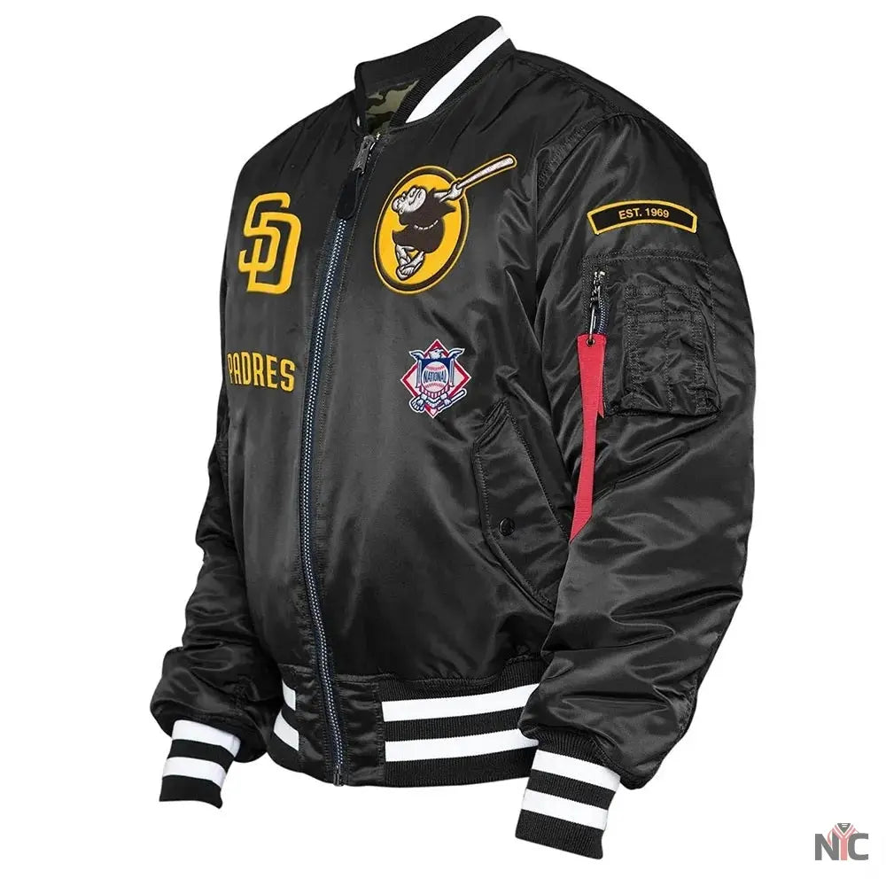 San Diego Padres Bomber MA-1 Jacket NYC Jackets