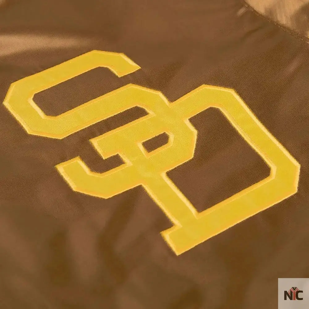 San Diego Padres Brown Bomber Jacket NYC Jackets