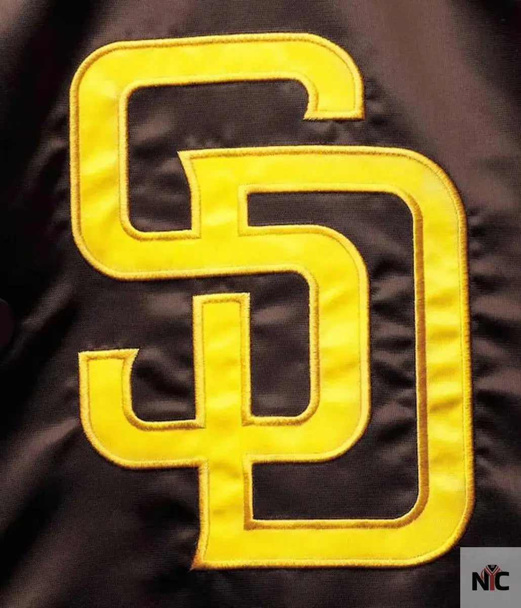 San Diego Padres Raglan Reliever Varsity Jacket NYC Jackets