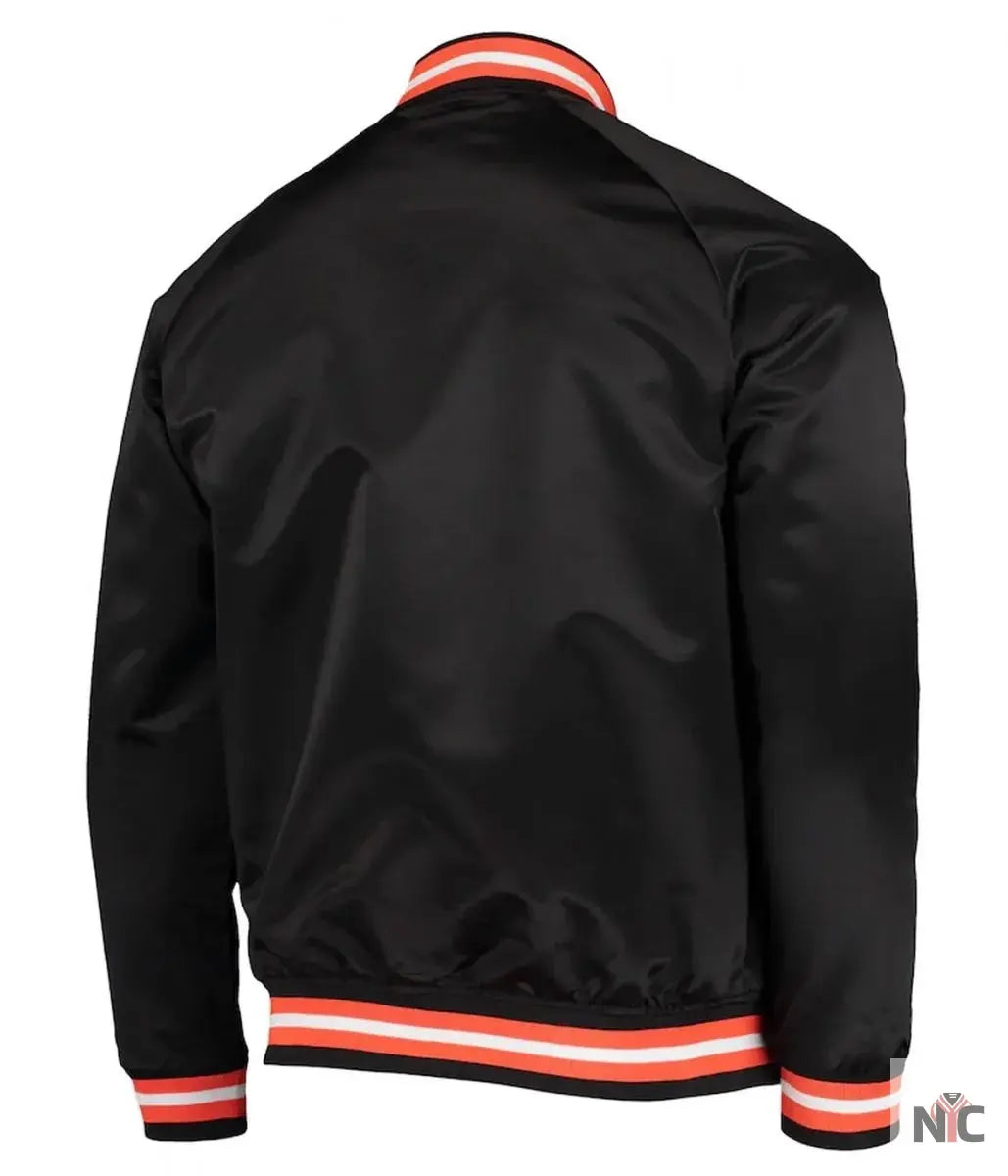 San Francisco Giants Full-Snap Satin Jacket NYC Jackets