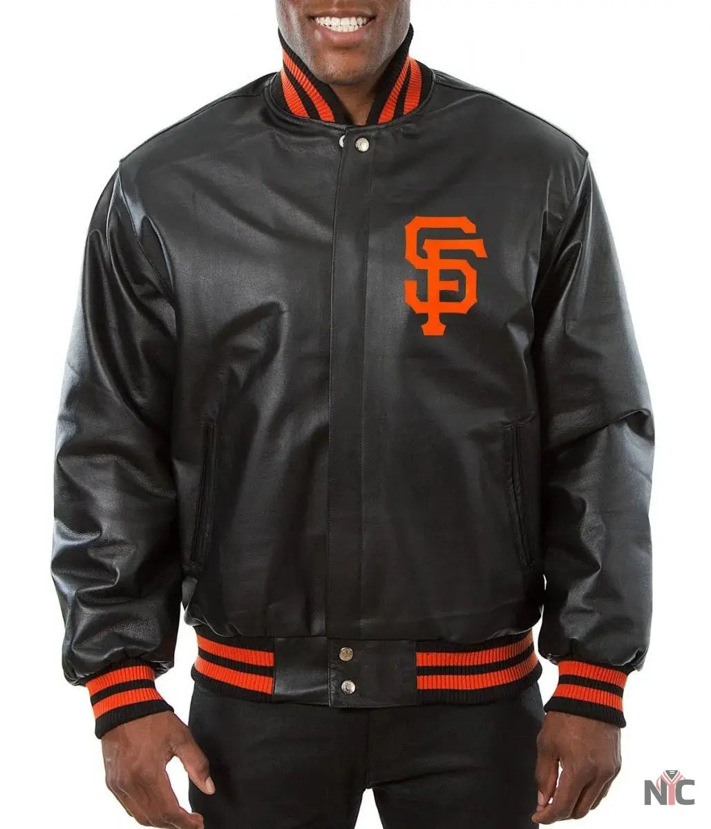 San Francisco Giants Leather Jacket NYC Jackets