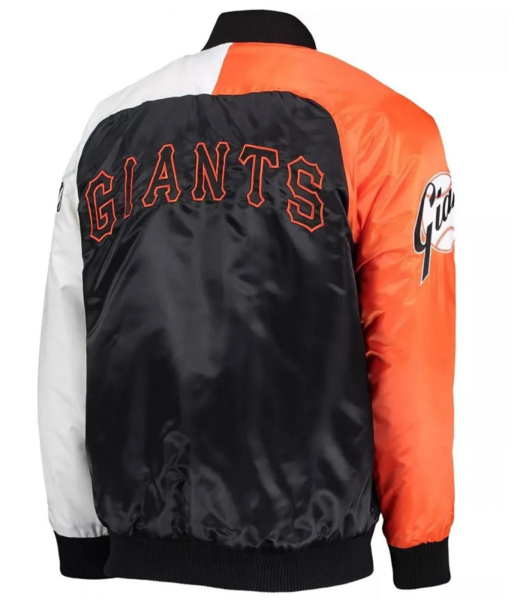 San Francisco Giants Satin Tri-Color Jacket NYC Jackets