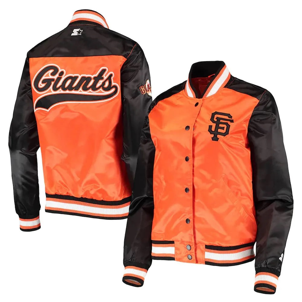 San Francisco Giants The Legend Satin Jacket NYC Jackets
