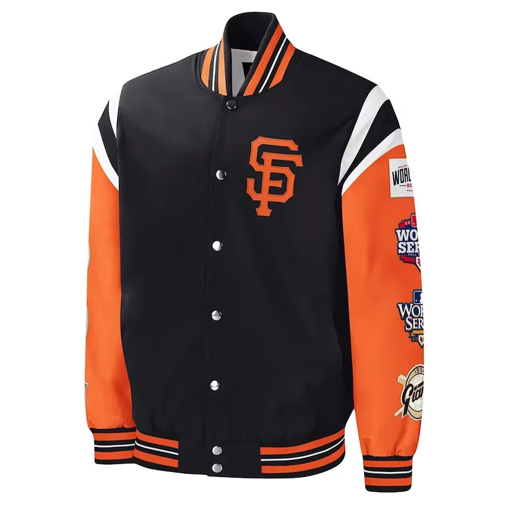 San Francisco Title Holder Varsity Satin Jacket NYC Jackets
