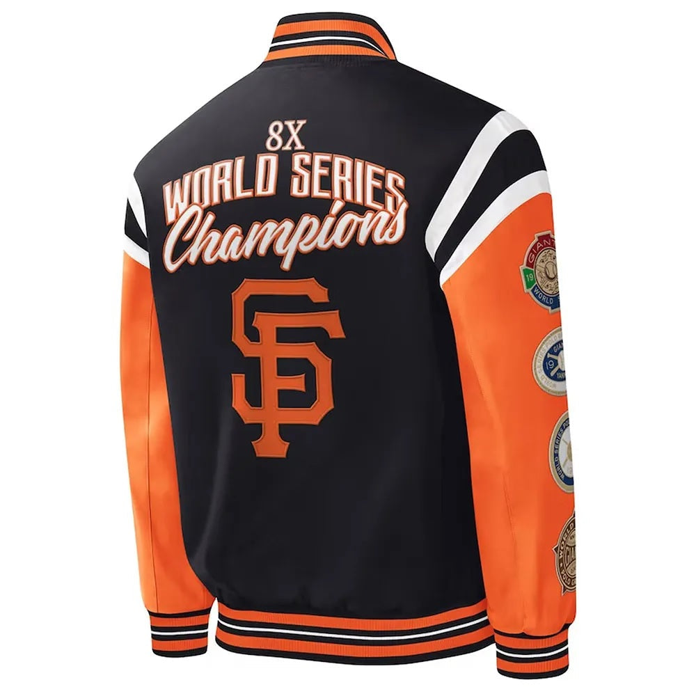San Francisco Title Holder Varsity Satin Jacket NYC Jackets