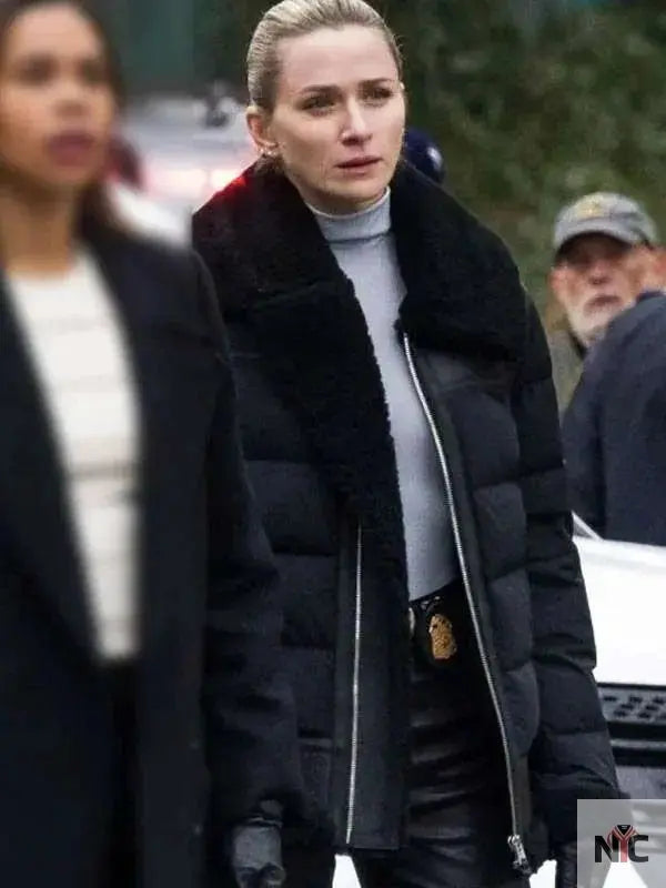 Shantel VanSanten FBI Most Wanted S06 Black Jacket NYC Jackets