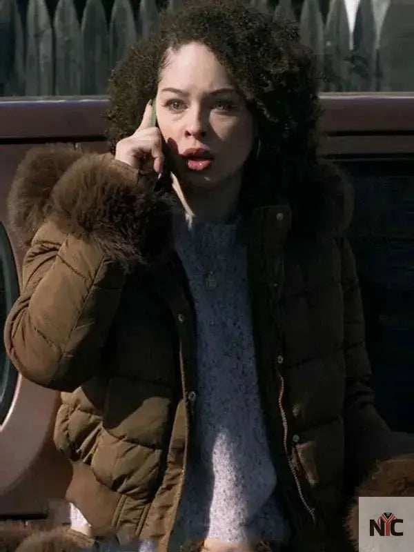 Sherry Dope Thief S01 Brown Fur Jacket NYC Jackets