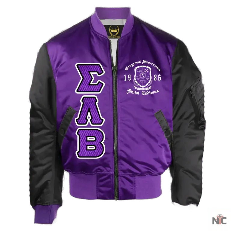 Sigma Lambda Beta Bomber Jacket NYC Jackets