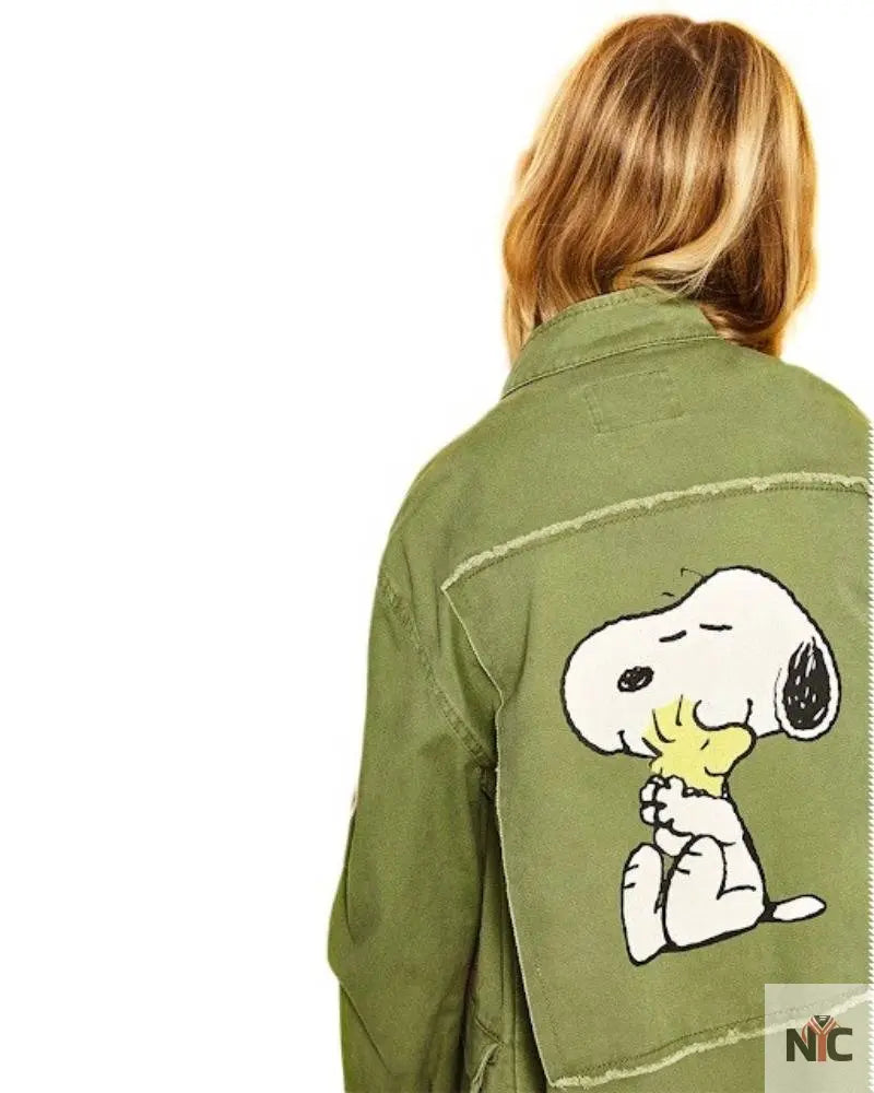 Snoopy Military Patch Jacket NYC Jackets