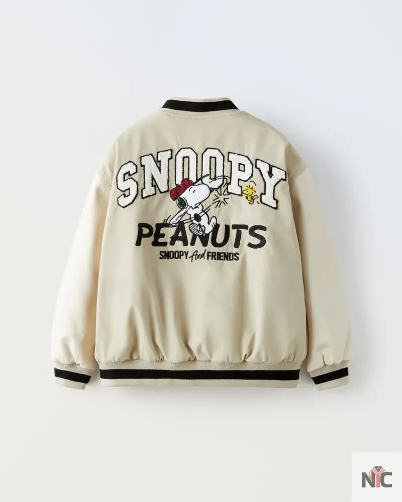 Snoopy Peanuts Bomber Jacket NYC Jackets