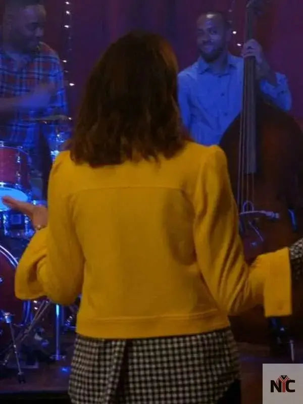 Sophie Devereaux Leverage Redemption Yellow Jacket NYC Jackets