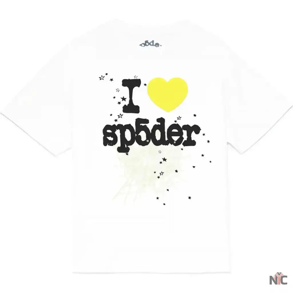 Sp5der Souvenir Yellow Tee NYC Jackets