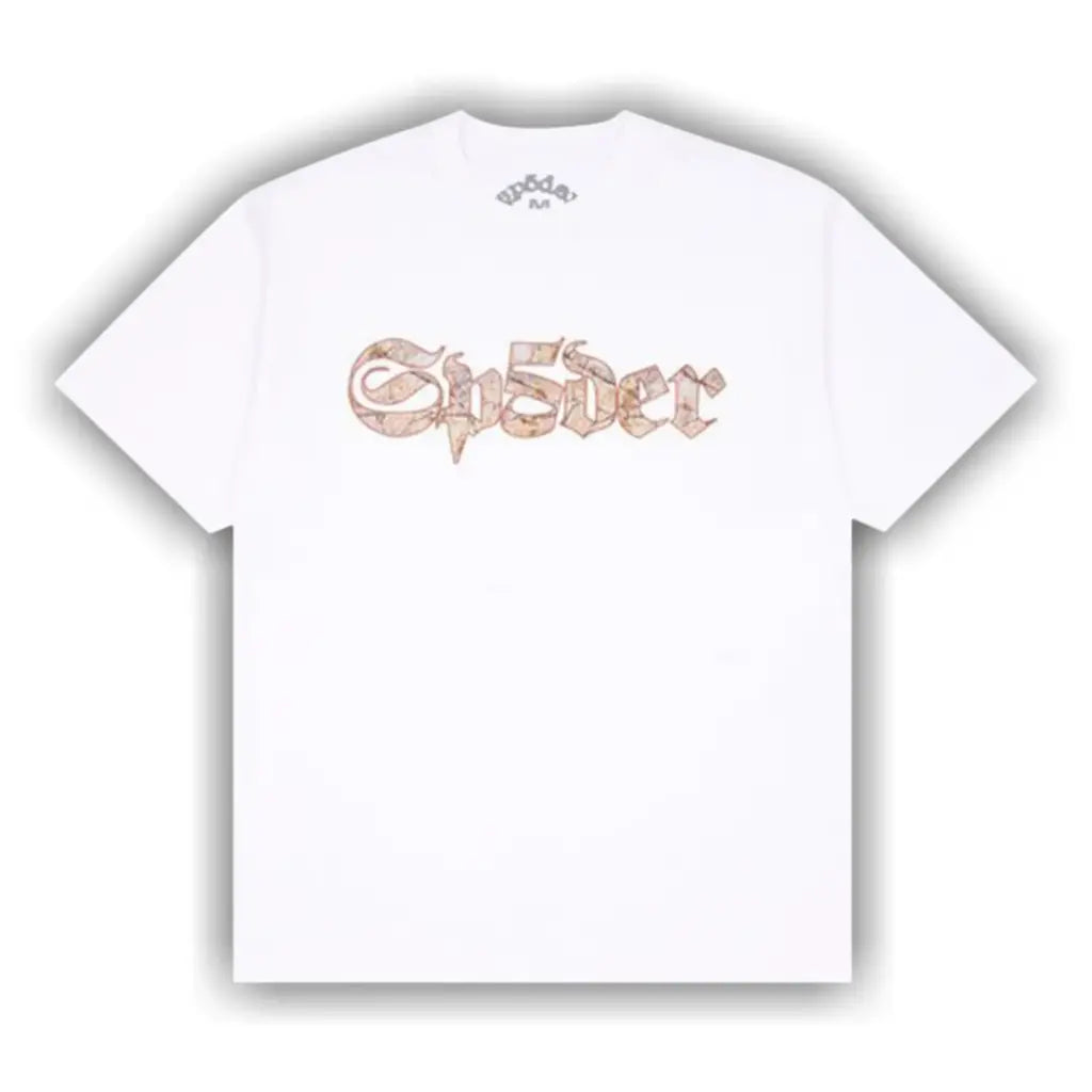Sp5der Juan V2 White Tee