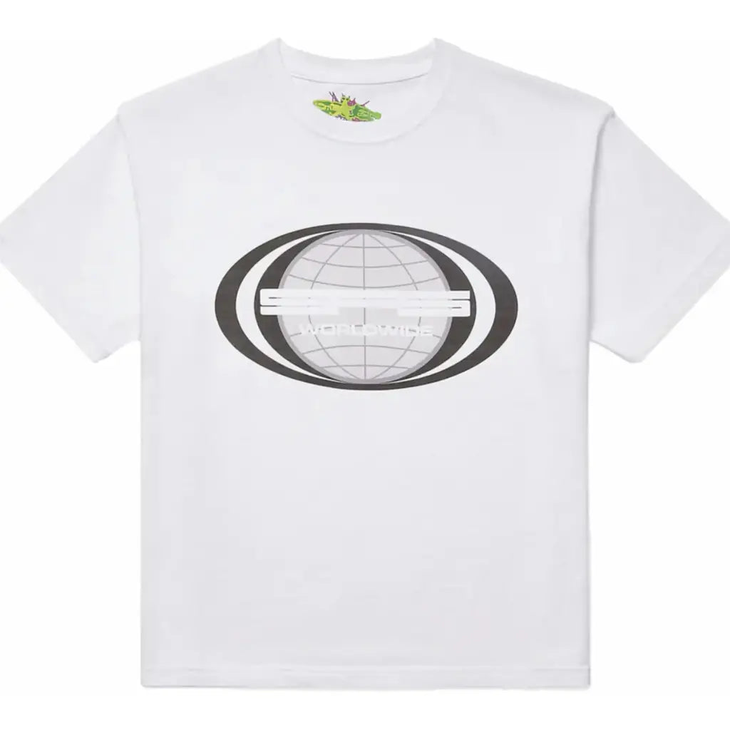 Sp5der Jumbo Globe White Tee