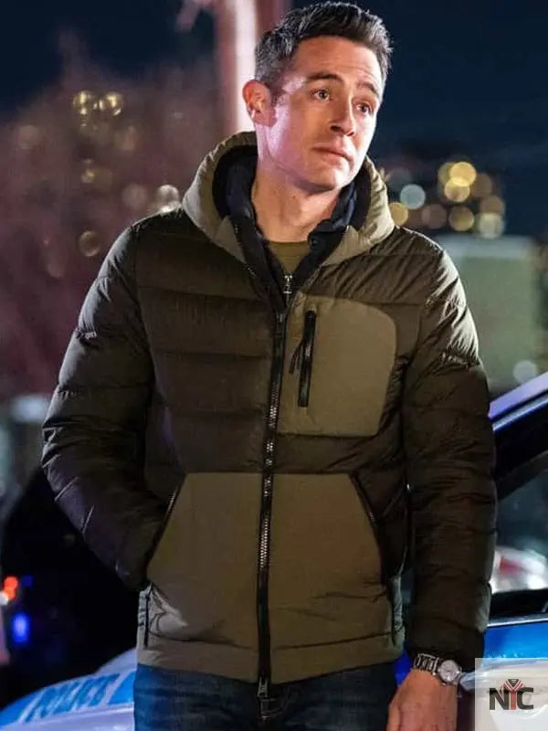 Special Agent Stuart Scola FBI S06 Green Puffer Jacket NYC Jackets