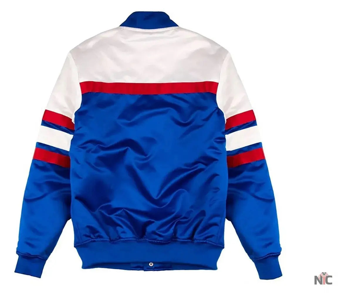 Special Script Detroit Pistons Satin Jacket NYC Jackets