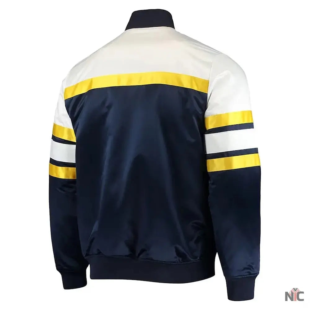 Special Script Indiana Pacers Navy Jacket NYC Jackets