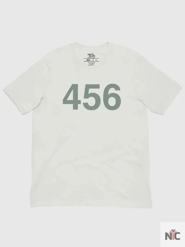 Squid Game Player 456 White T-Shirt NYC Jackets