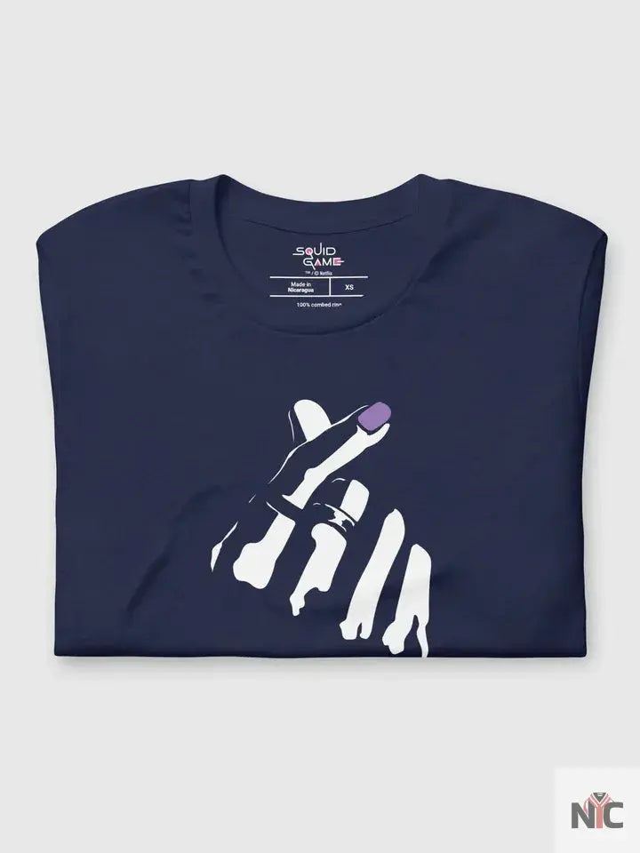 Squid Game Thanos Finger Hearts Cotton T-Shirt NYC Jackets