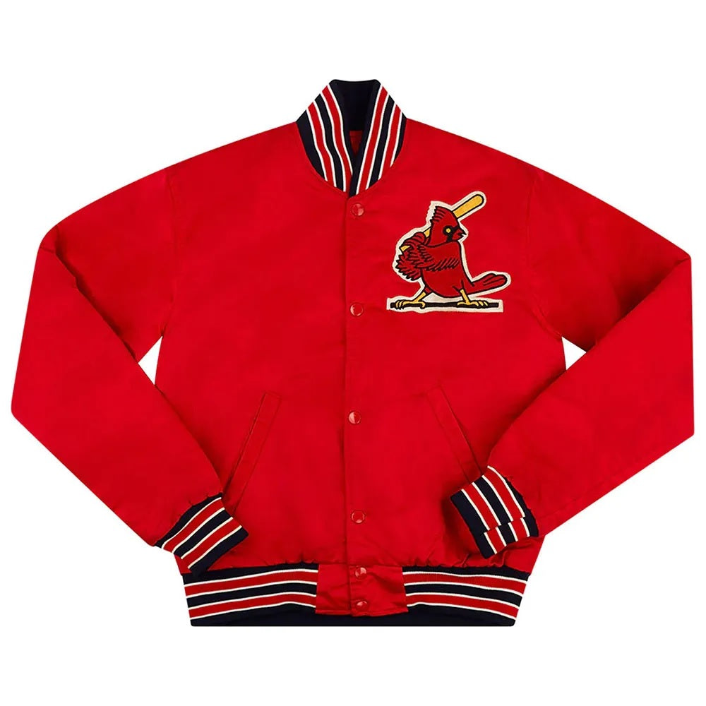 St. Louis Cardinals 1990’s Varsity Satin Jacket NYC Jackets