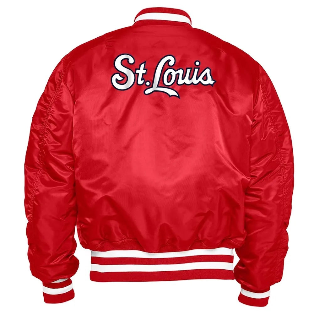 St. Louis Cardinals Bomber MA-1 Jacket NYC Jackets