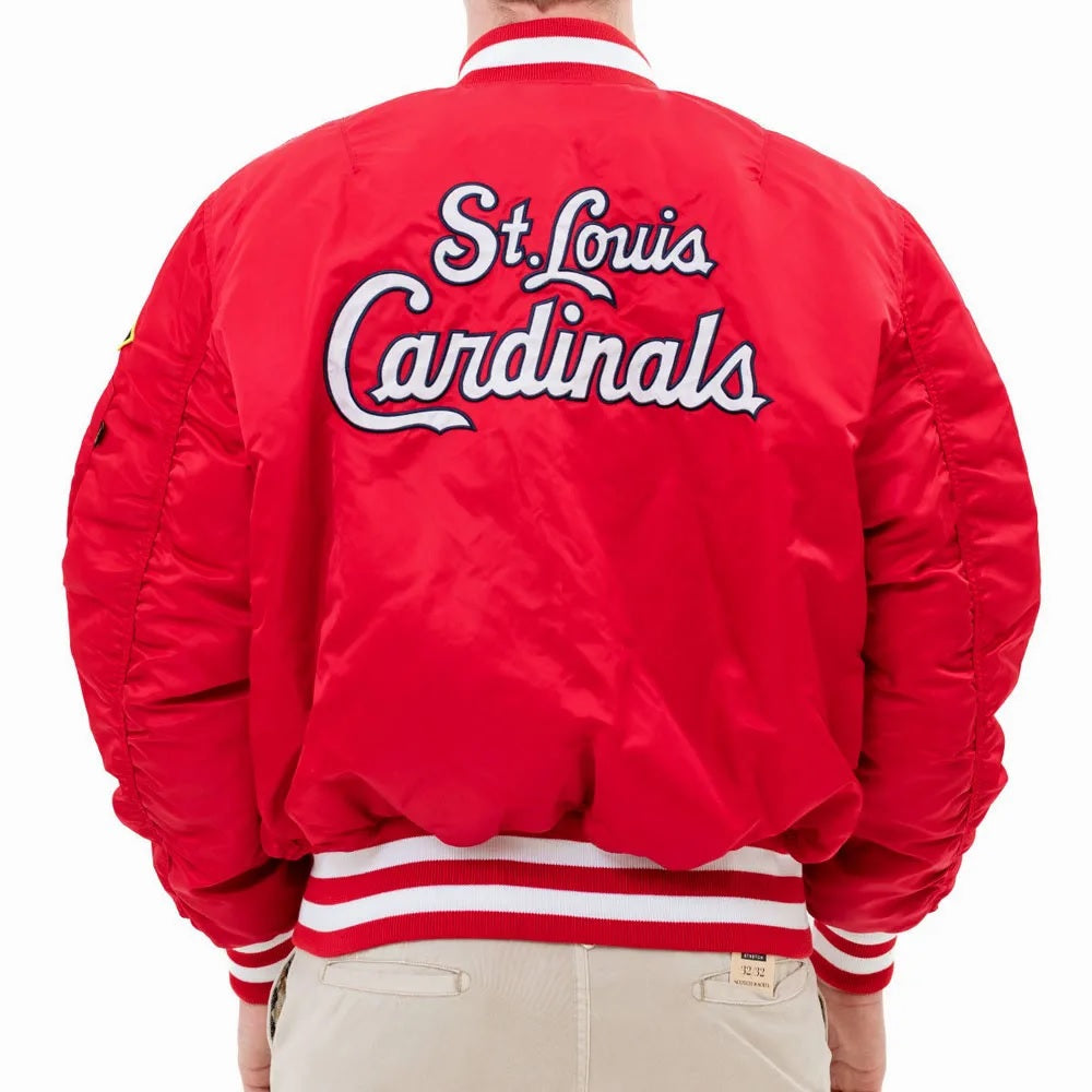 St. Louis Cardinals Bomber MA-1 Jacket NYC Jackets
