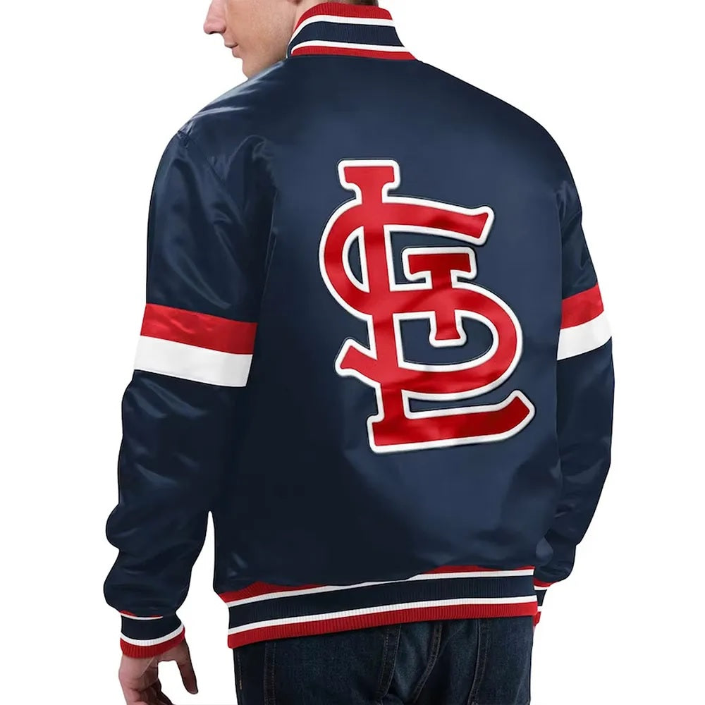 St. Louis Cardinals Home Game Satin Jacket NYC Jackets