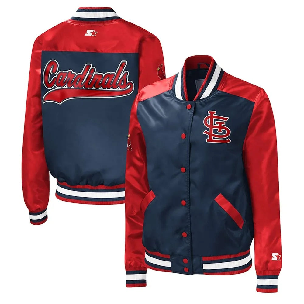 St Louis Cardinals The Legend Satin Jacket NYC Jackets