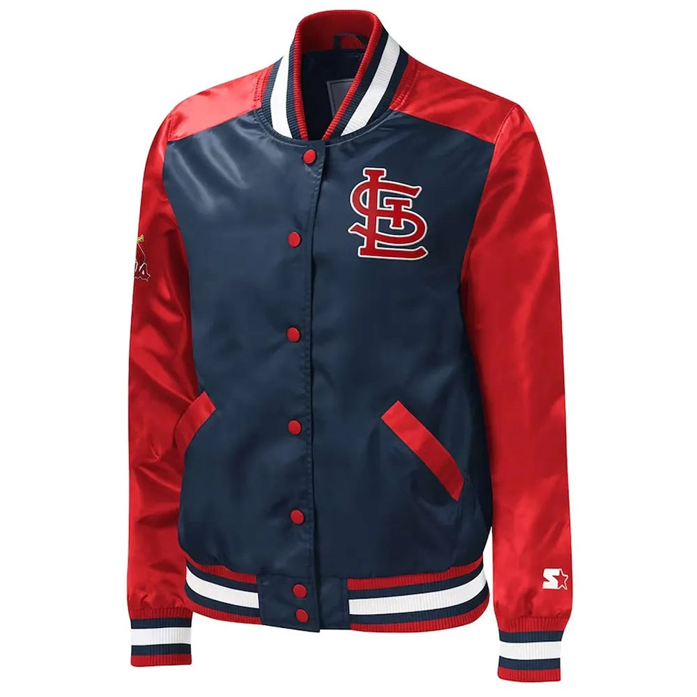 St Louis Cardinals The Legend Satin Jacket NYC Jackets
