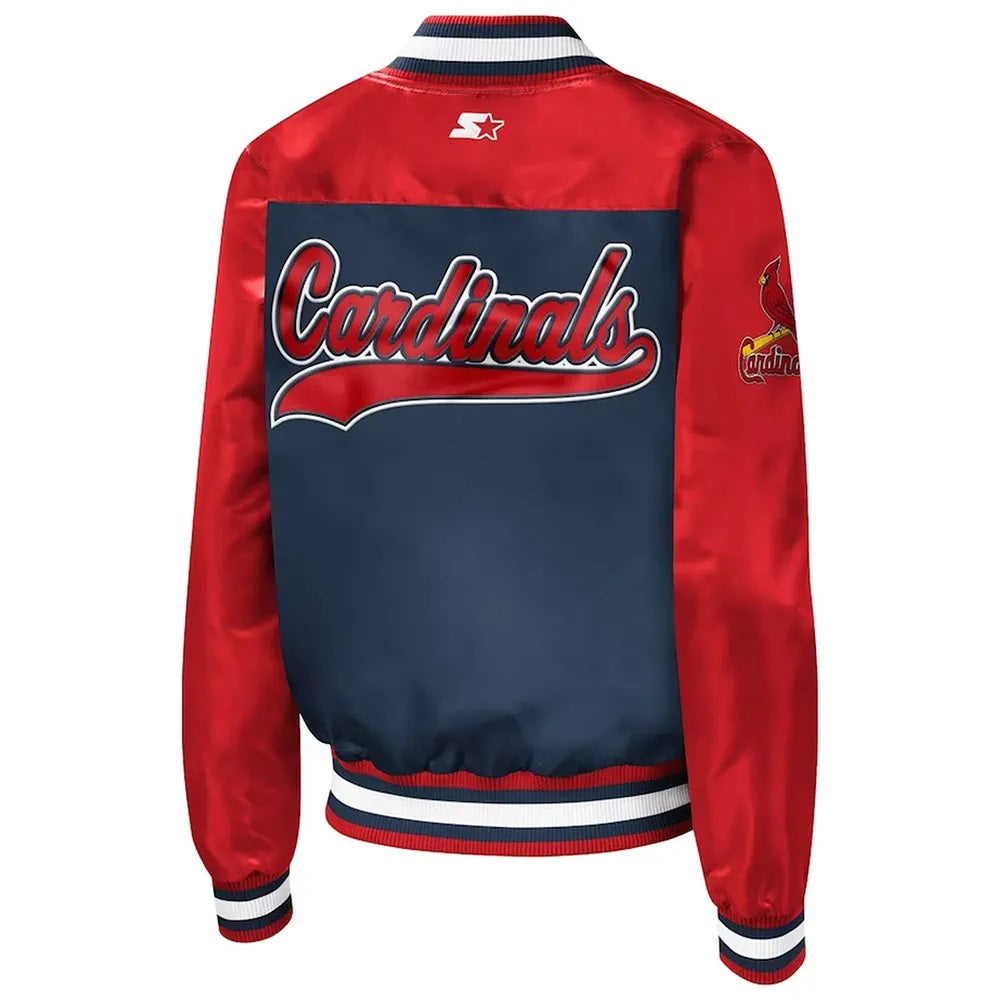 St Louis Cardinals The Legend Satin Jacket NYC Jackets