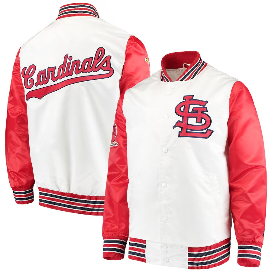 St Louis Cardinals The Legend White Satin Jacket NYC Jackets