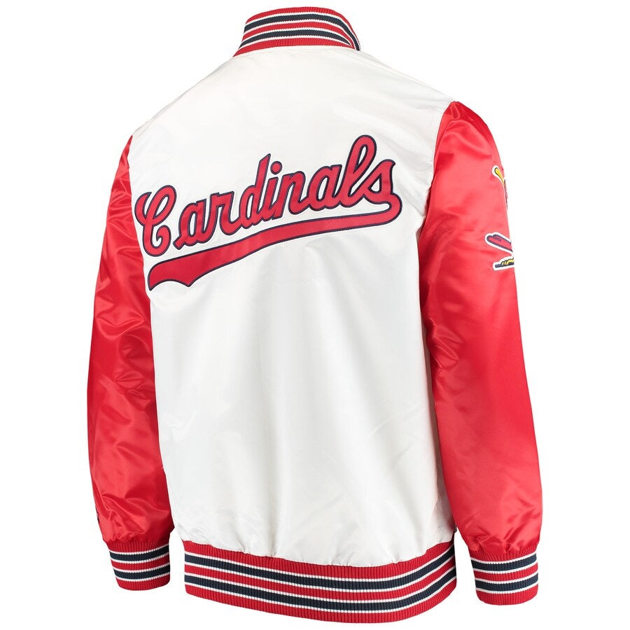 St Louis Cardinals The Legend White Satin Jacket NYC Jackets