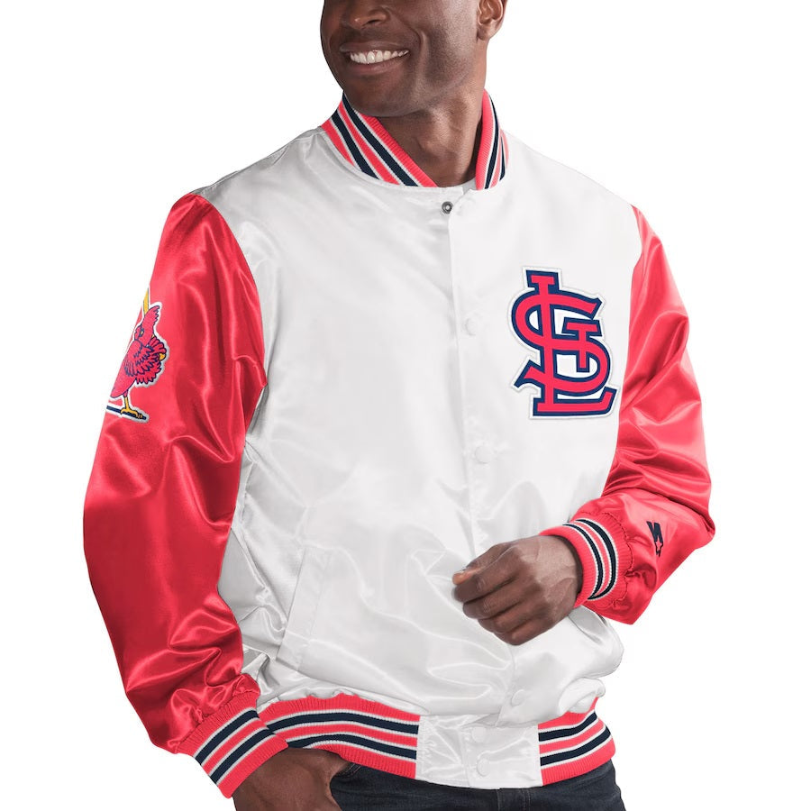 St Louis Cardinals The Legend White Satin Jacket NYC Jackets