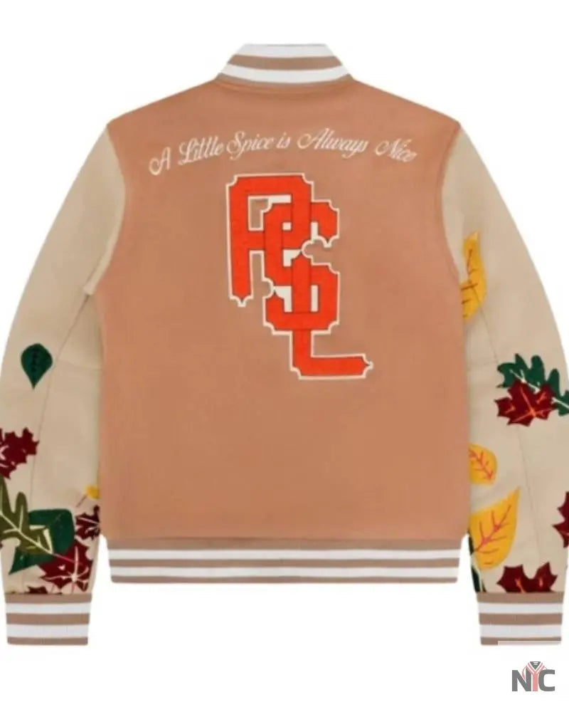 Starbucks Team PSL Varsity Jacket NYC Jackets