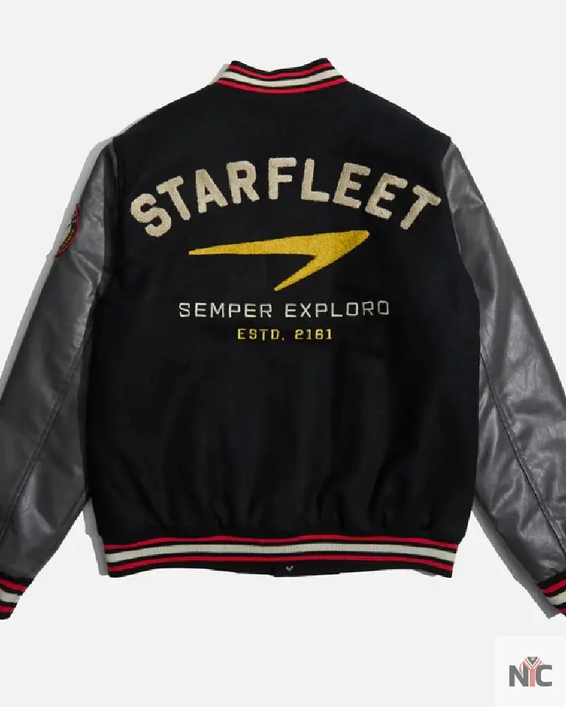 Starfleet Varsity Black Jacket NYC Jackets