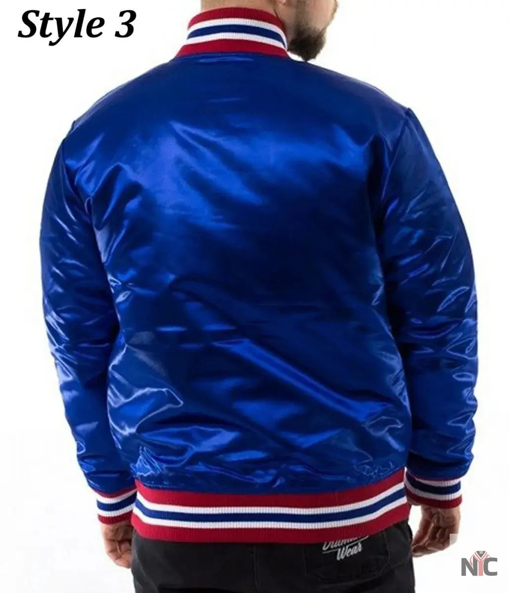 Starter 90’s NBA Detroit Pistons Blue Jacket. NYC Jackets