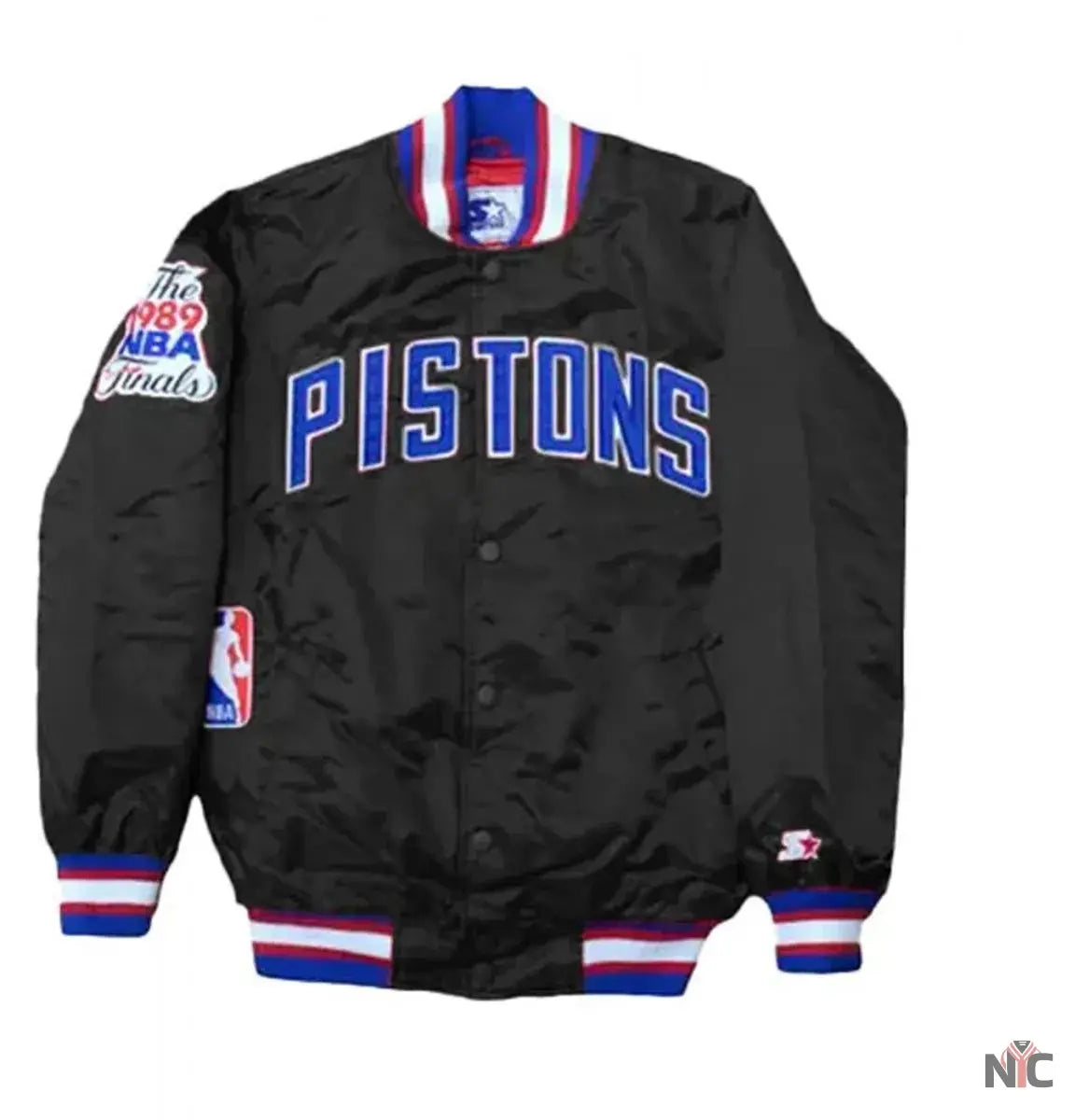 Starter Detroit Pistons NBA Satin Jacket NYC Jackets
