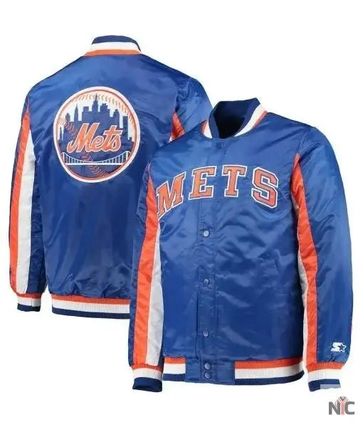 Starter New York Mets Full-snap Varsity Jacket NYC Jackets