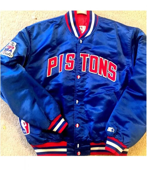 Starter Detroit Pistons NBA Satin Jacket