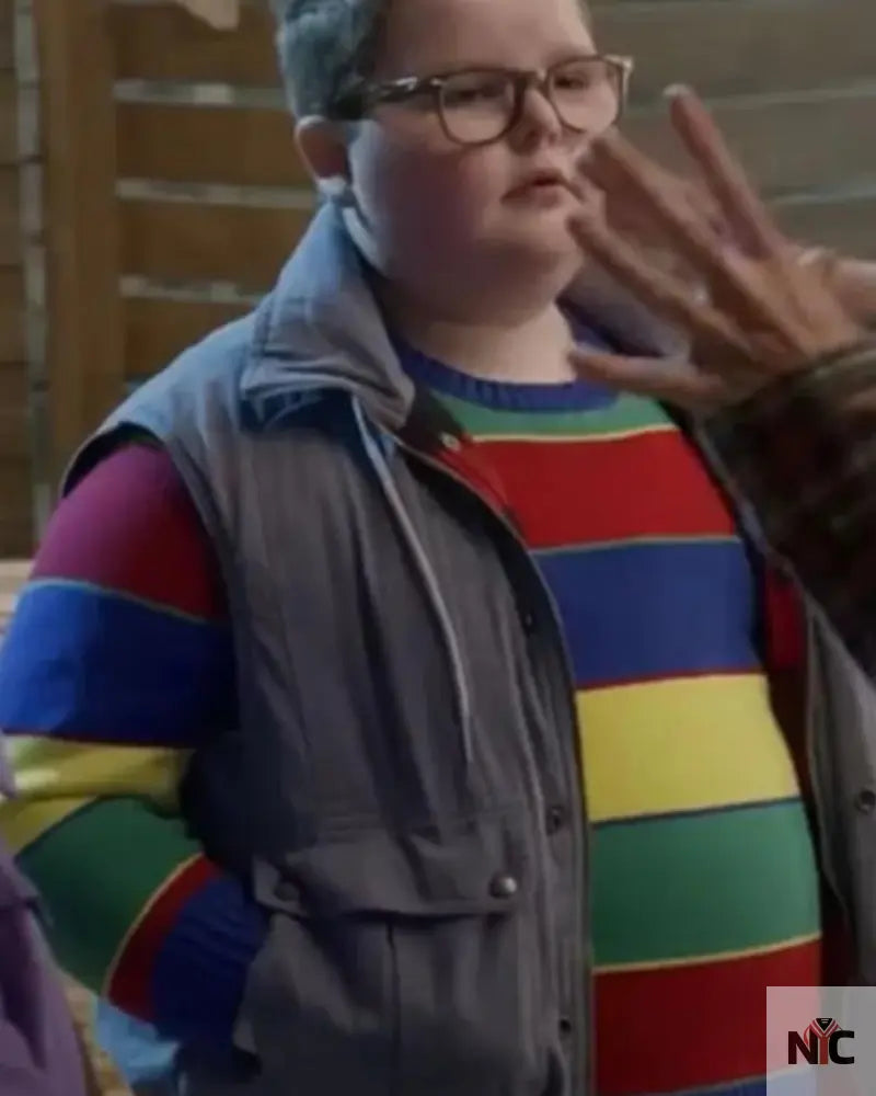Stranger Things S05 Jake Connelly Grey Vest NYC Jackets