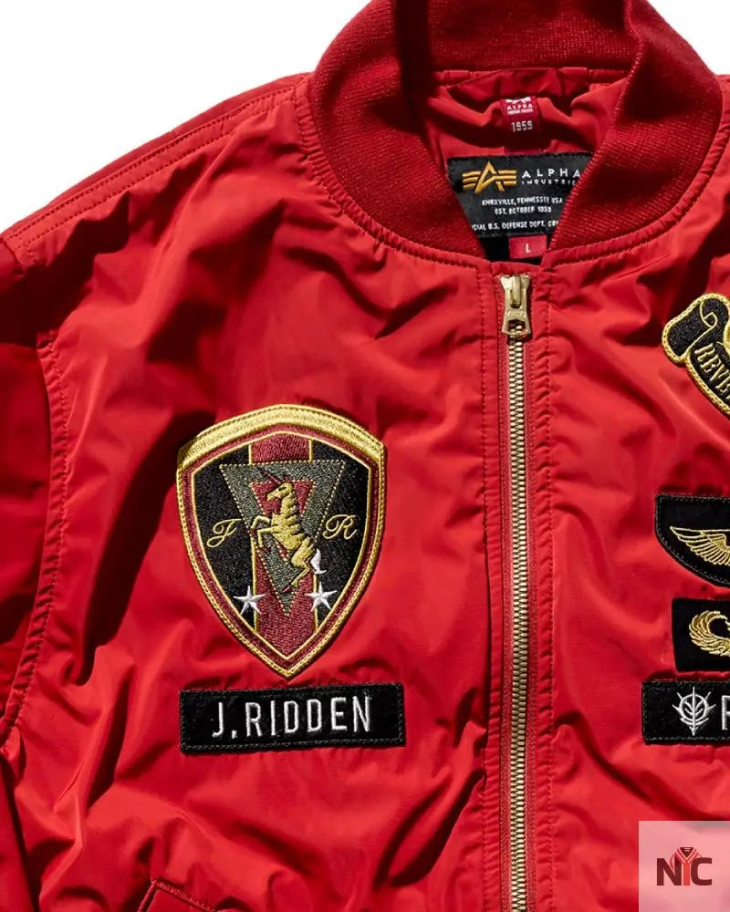 Strict-G Alpha Industries Red Ma-1 Jacket NYC Jackets
