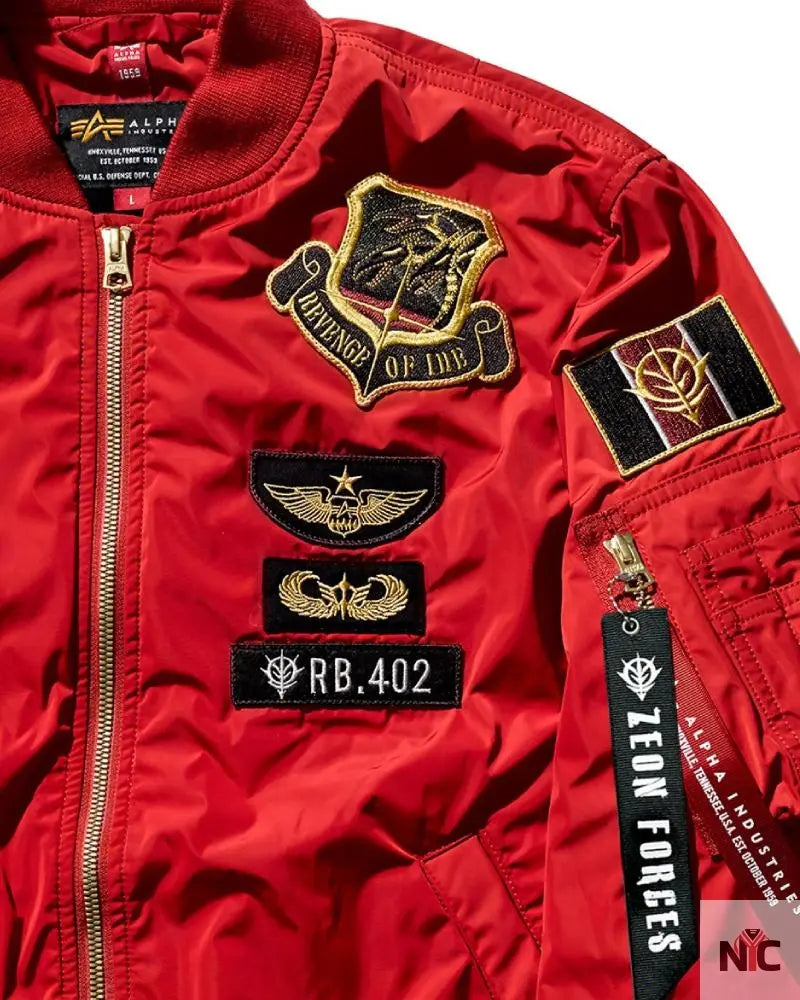 Strict-G Alpha Industries Red Ma-1 Jacket NYC Jackets