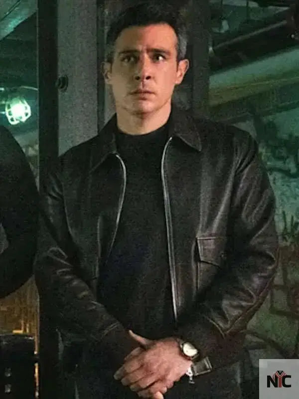 Stuart Scola FBI S07 Brown Leather Jacket NYC Jackets