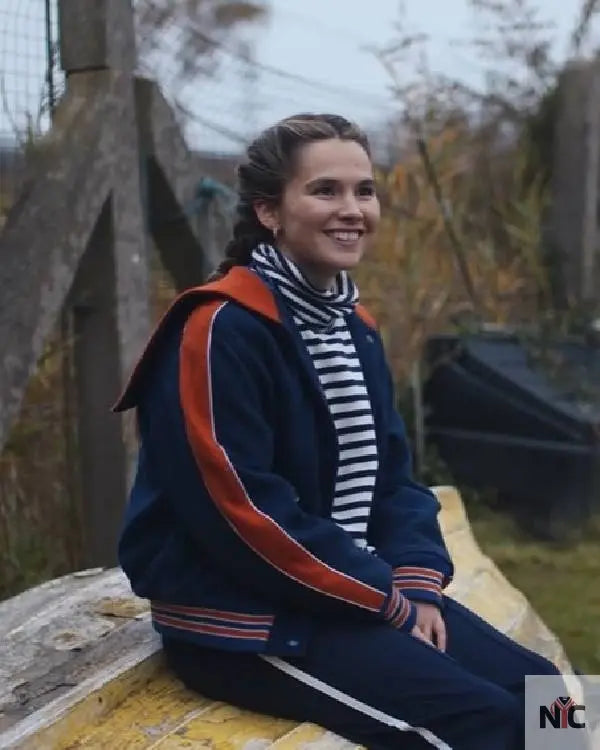 Such Brave Girls S02 Lizzie Davidson Blue Varsity Jacket NYC Jackets