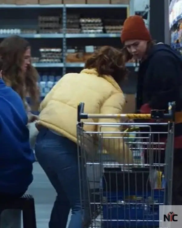 Such Brave Girls S02 Louise Brealey Yellow Bomber Jacket NYC Jackets