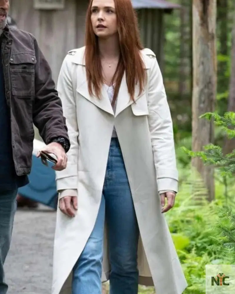 Sullivan’s Crossing Maggie Sullivan White Coat NYC Jackets